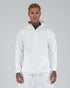 Hoodie With Snaps In White